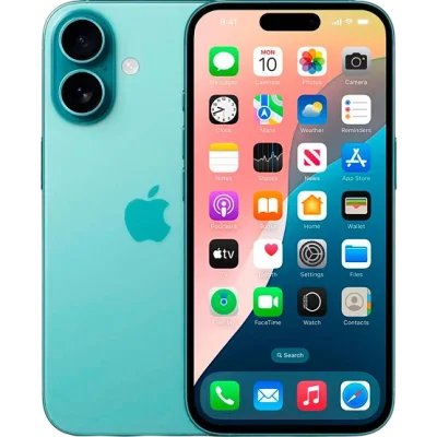Apple iPhone 16 · Бирюзовый · 128 Гб · SIM